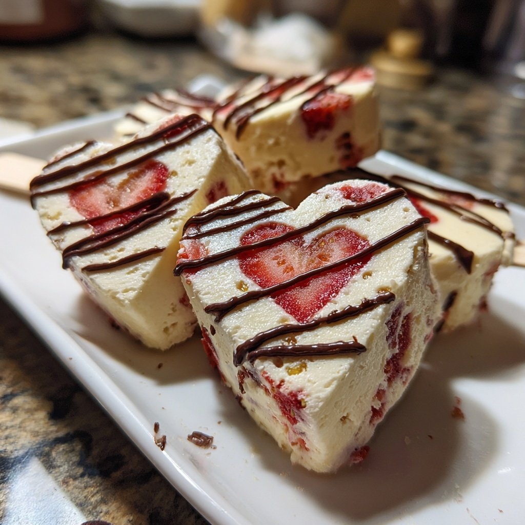 Valentines Snacks Strawberry Cream Pops