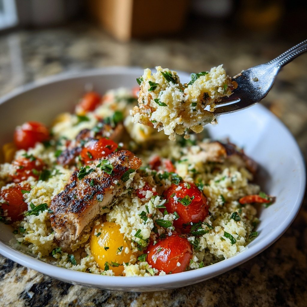 Healthy Dinner Cauliflower Rice Bowls