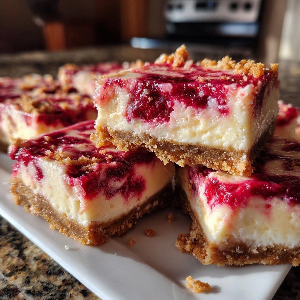Raspberry Cheesecake Bars
