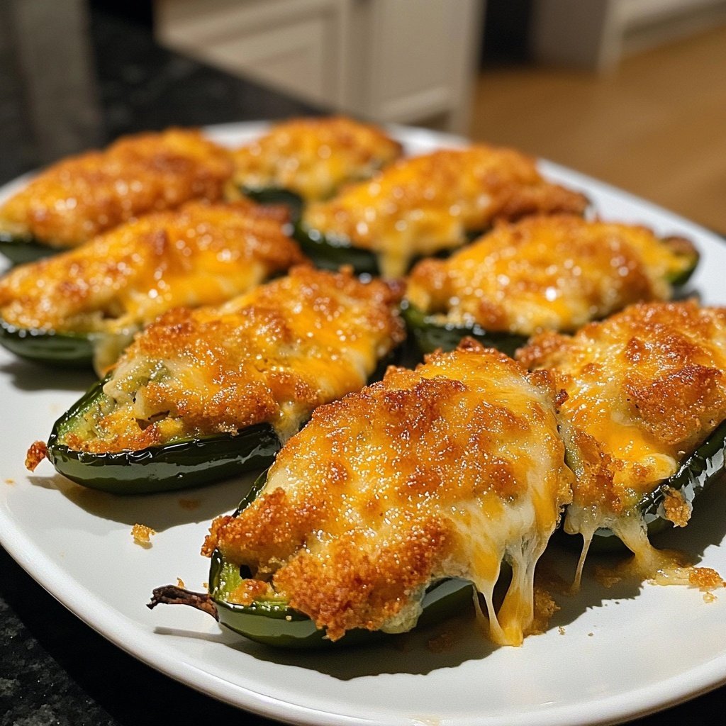 Jalapeno Poppers with Herb Breadcrumbs