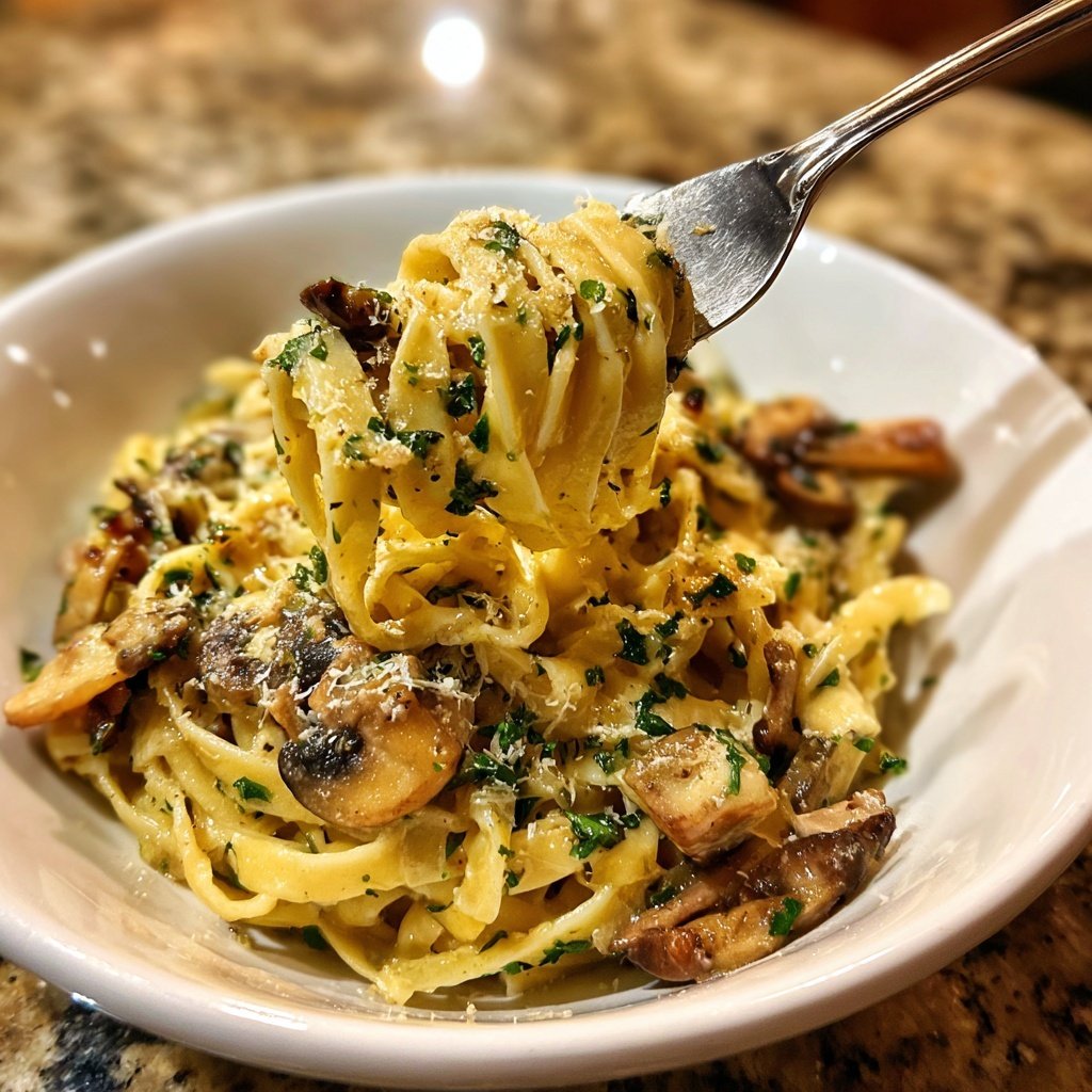 Romantic Mushroom Tagliatelle