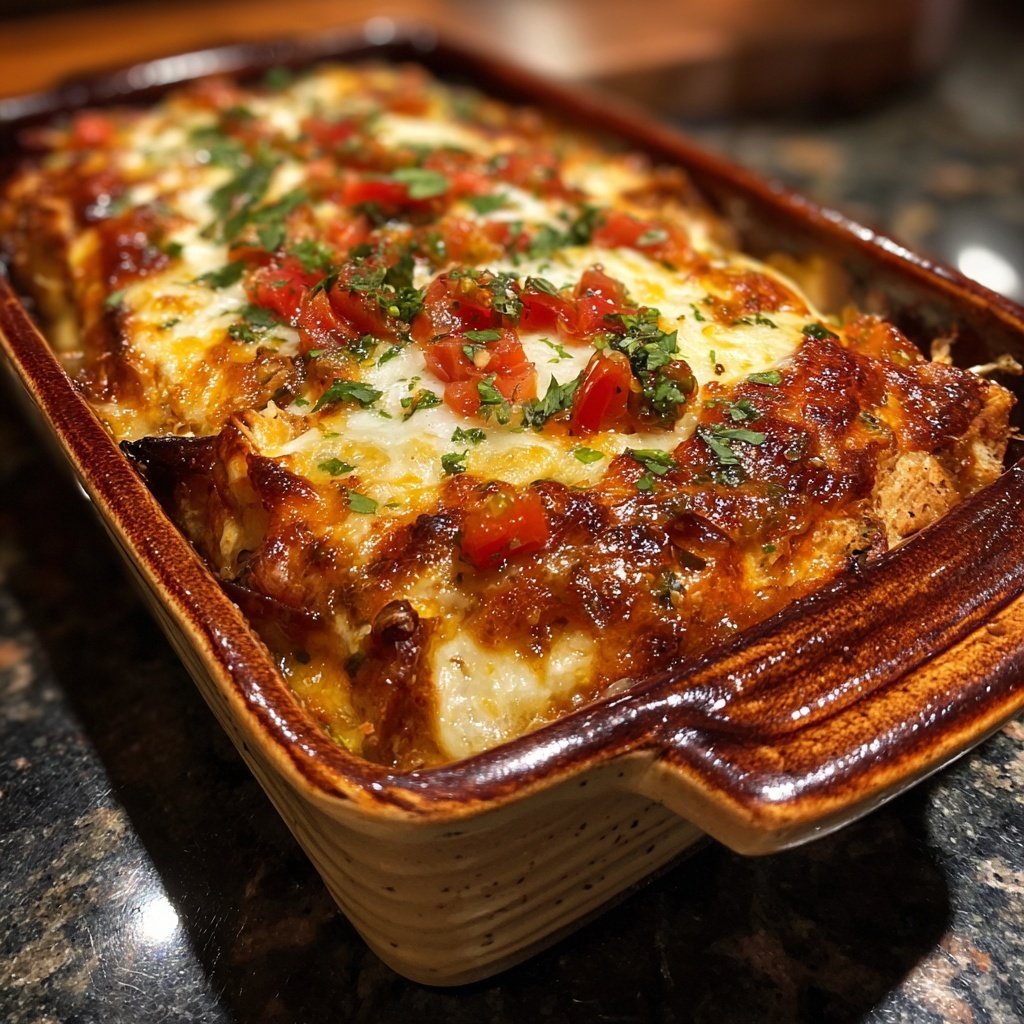 Rotisserie Chicken Taco Casserole