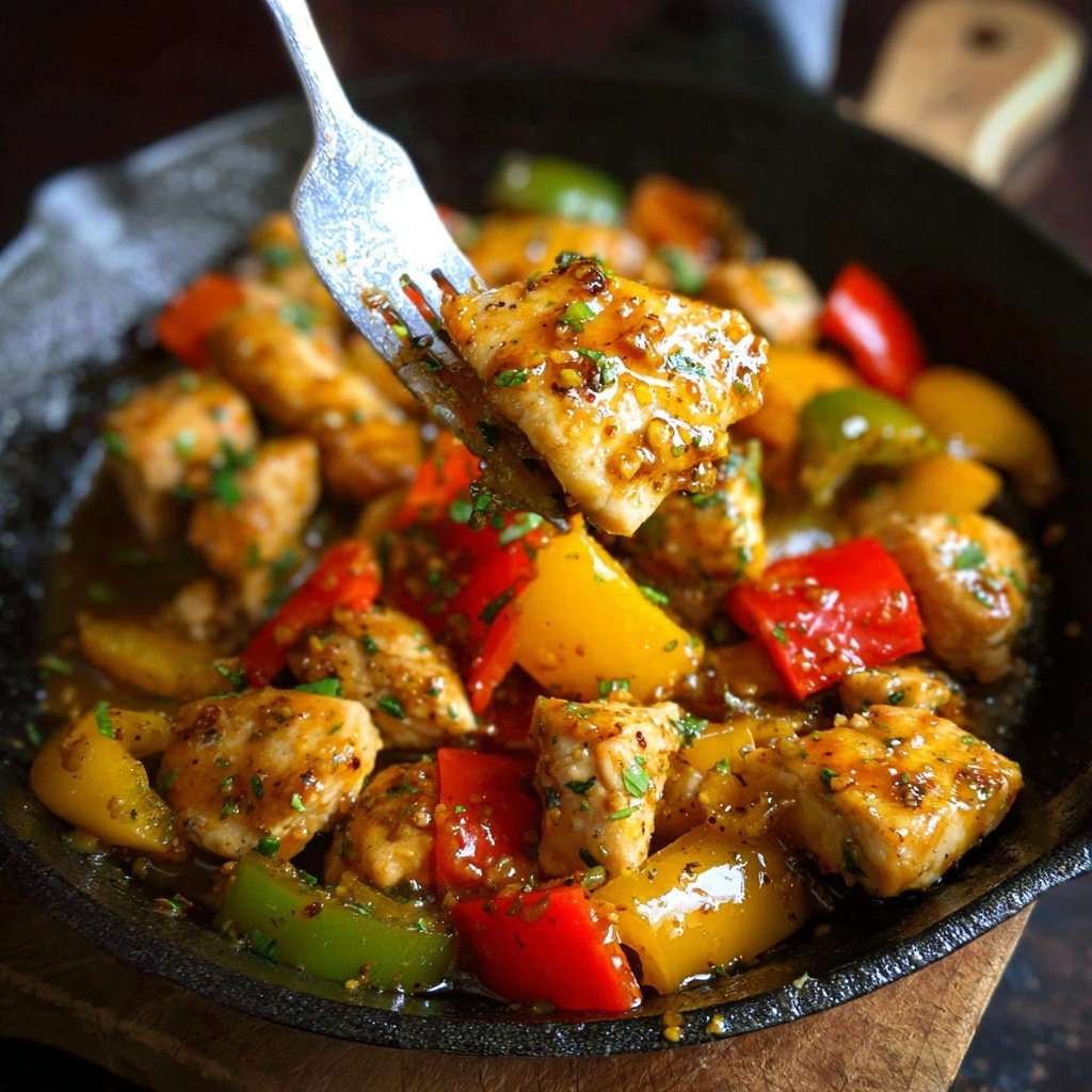 Honey Mustard Chicken Skillet