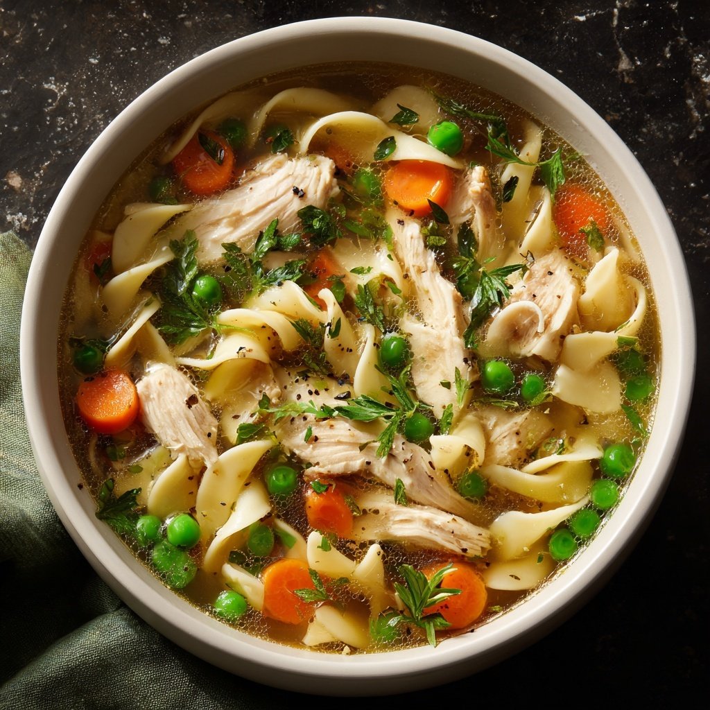 Spring Chicken Noodle Soup