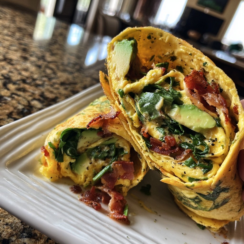 Keto Breakfast Egg Wraps