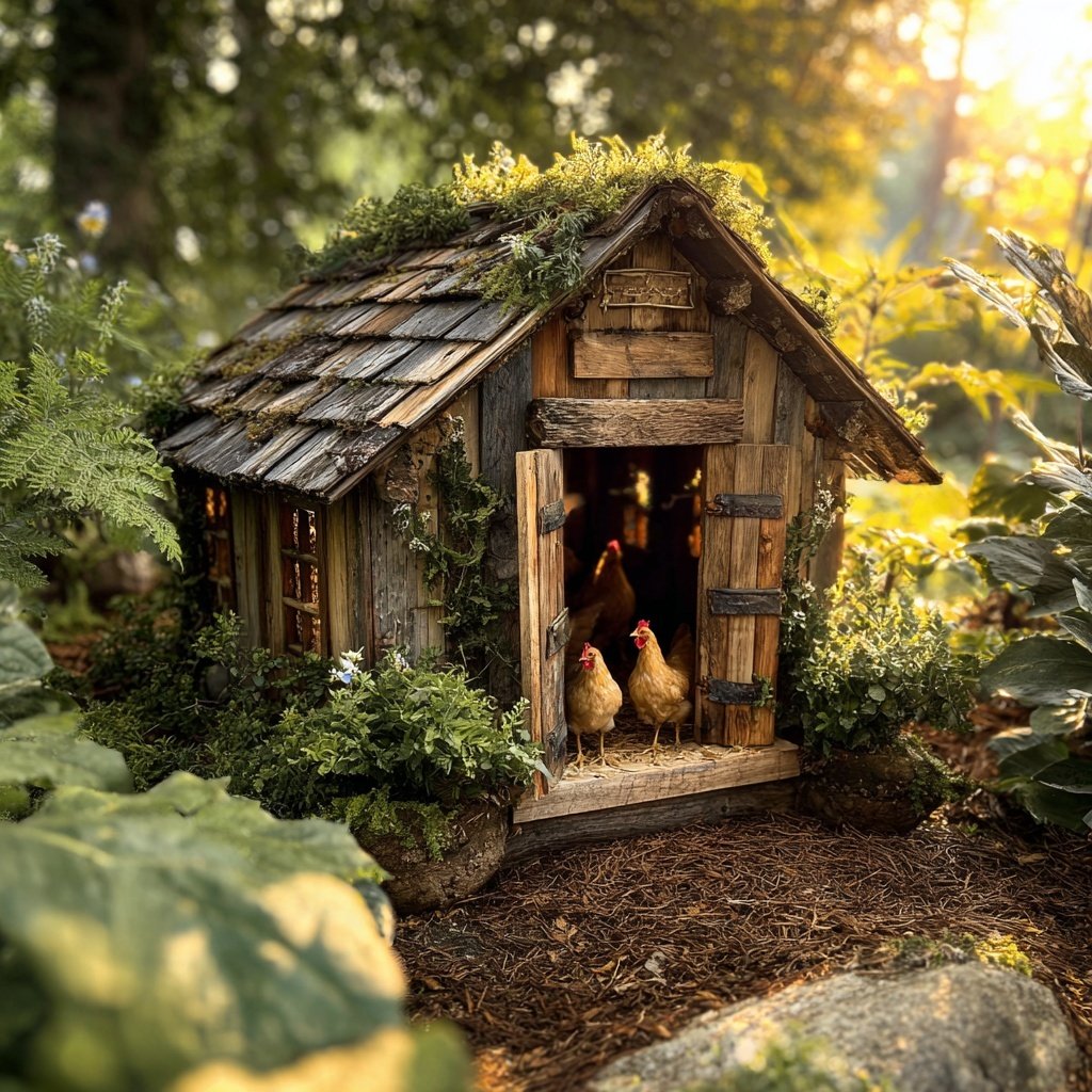 DIY Backyard Chicken Coop Run