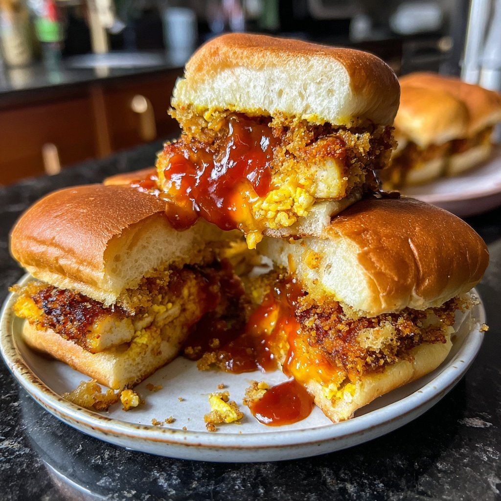 Sliders with Crispy Tofu