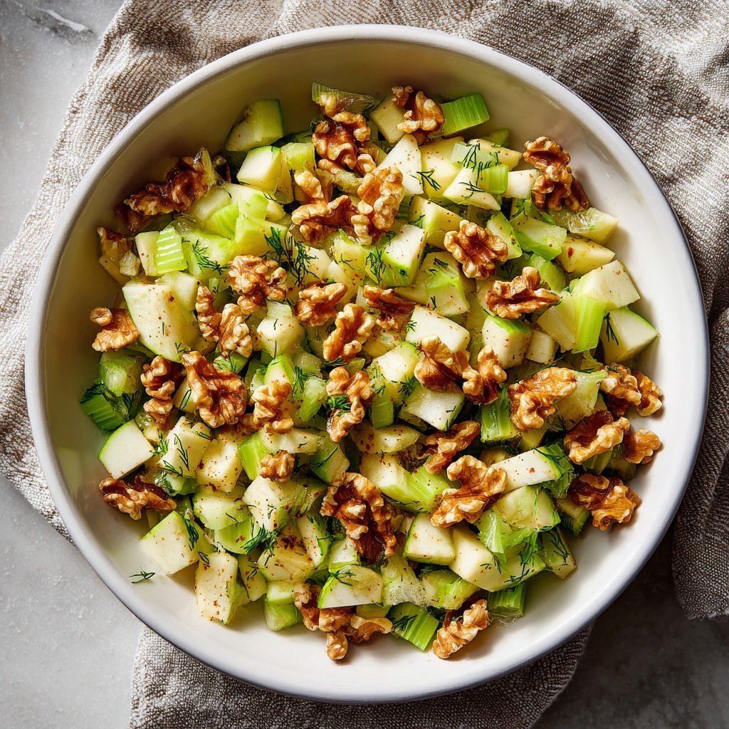 Celery Salad With Apples And Walnuts