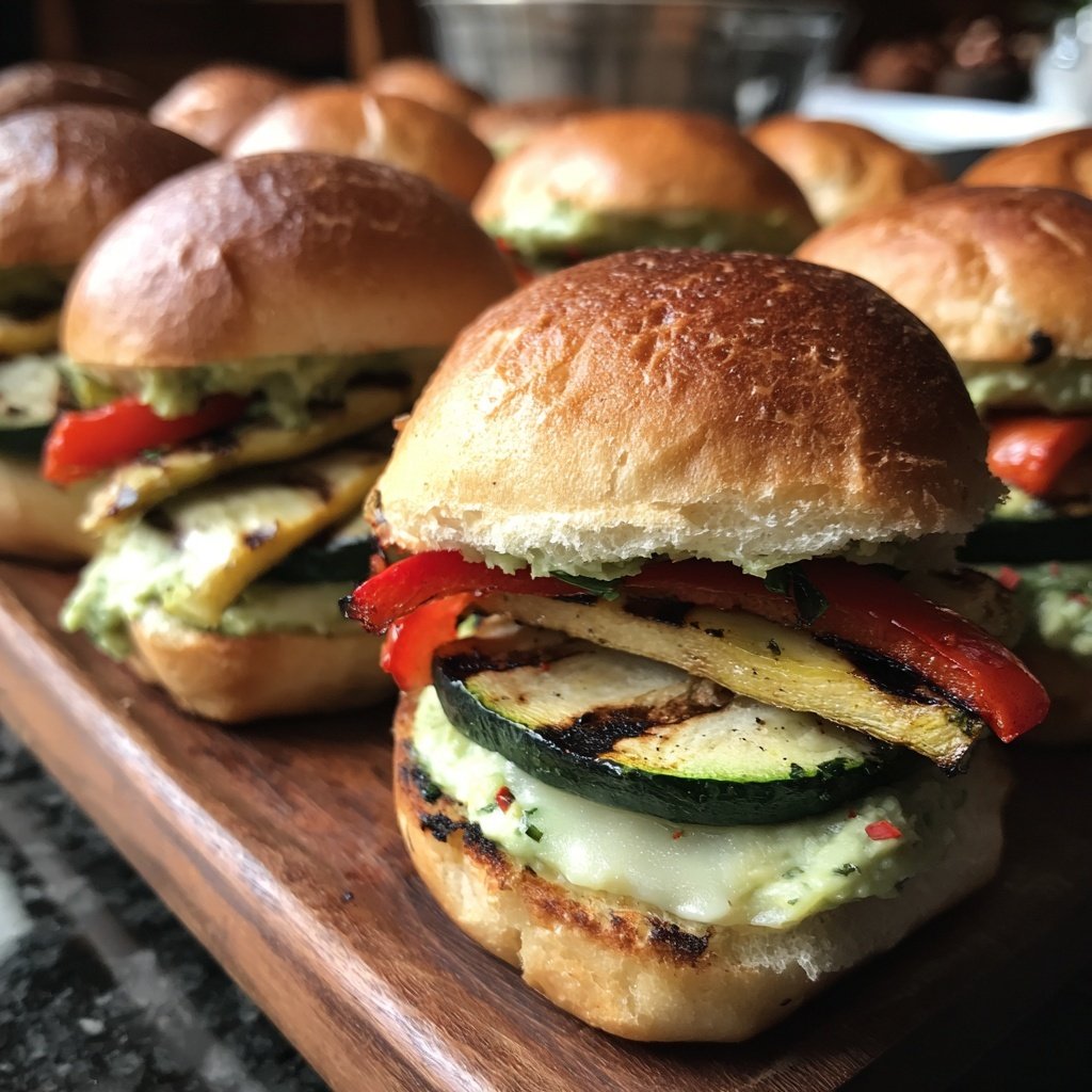 Super Bowl Veggie Sliders