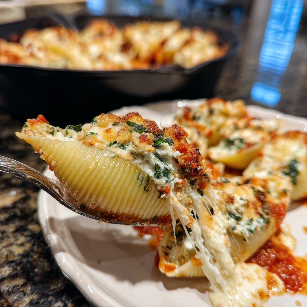 Sunday Vegetable Stuffed Shells