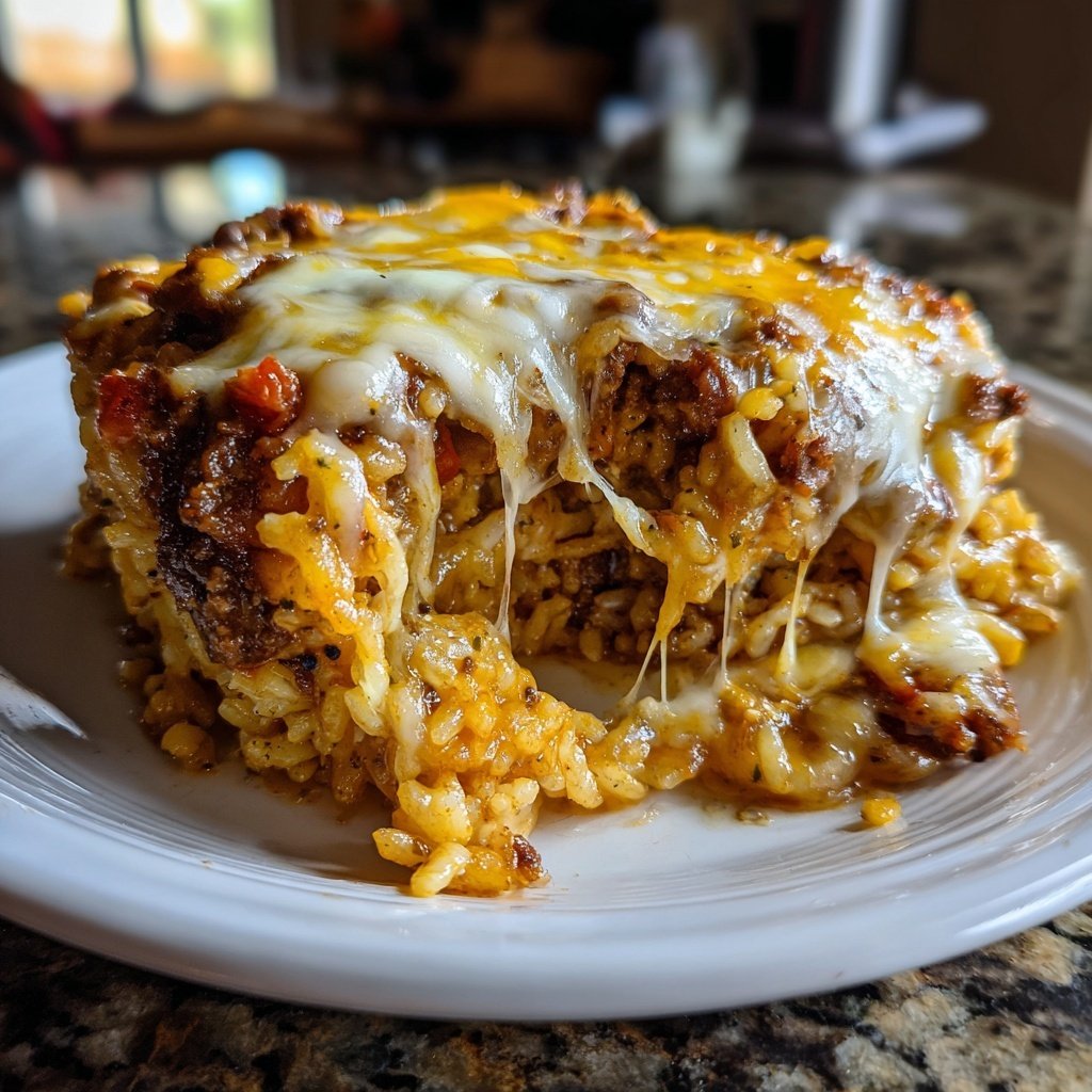 Ground Beef Rice Casserole