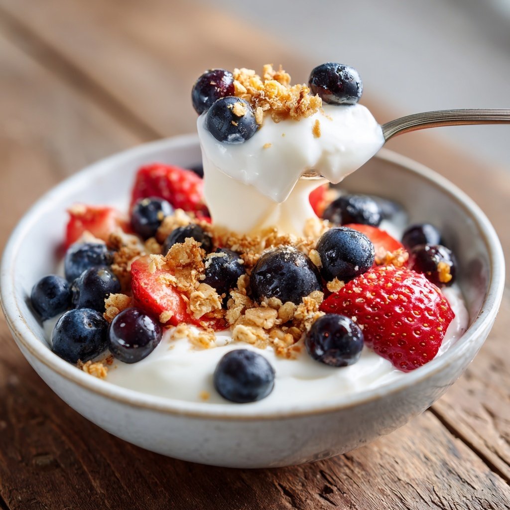 Healthy Protein Yogurt Snack Bowl