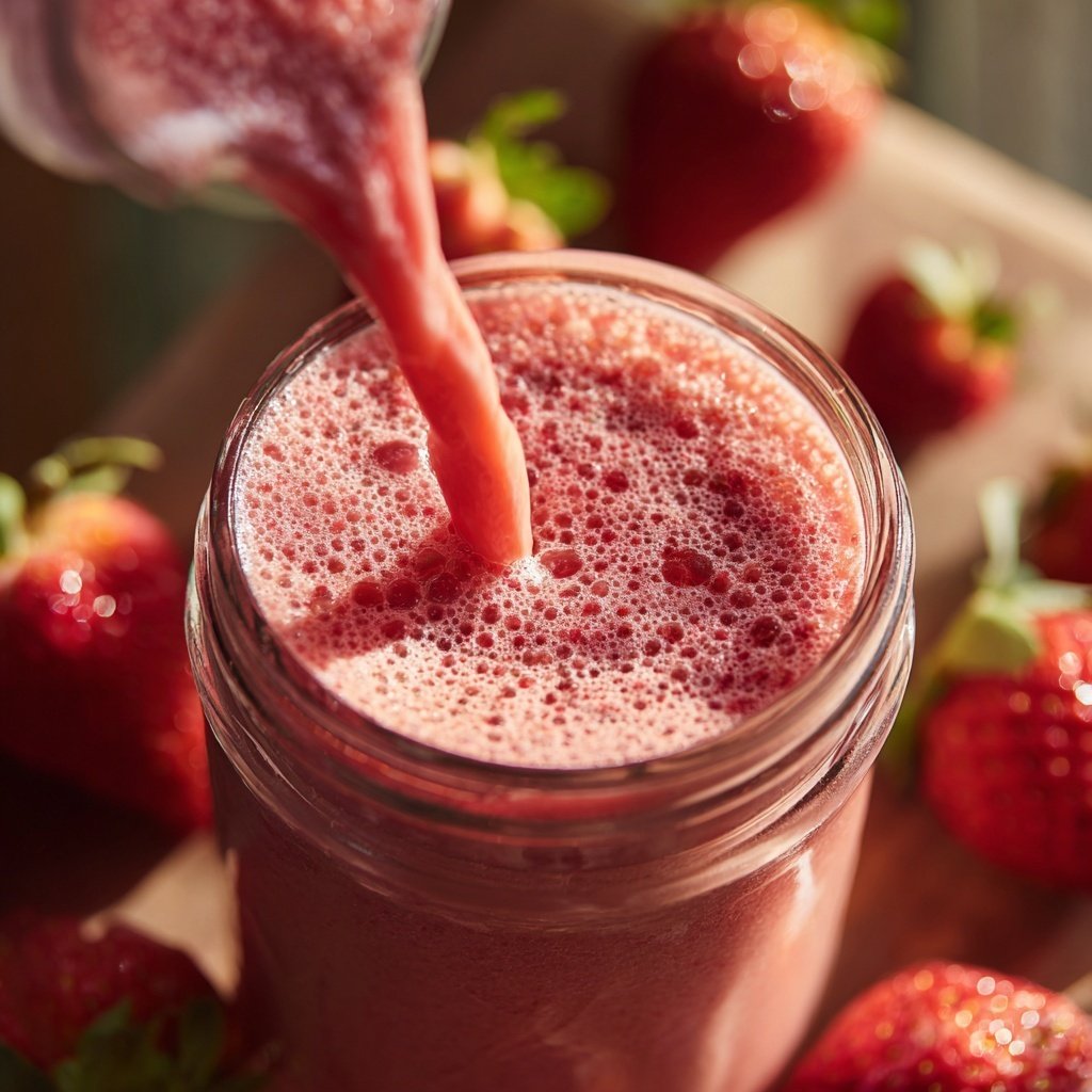 Strawberry Almond Smoothie