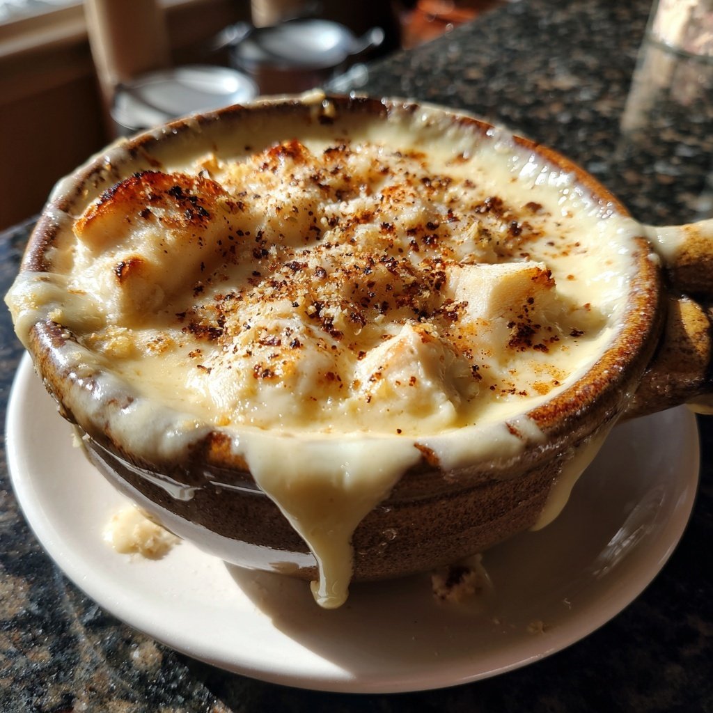 Fondue with Swiss Cheese and Nutmeg