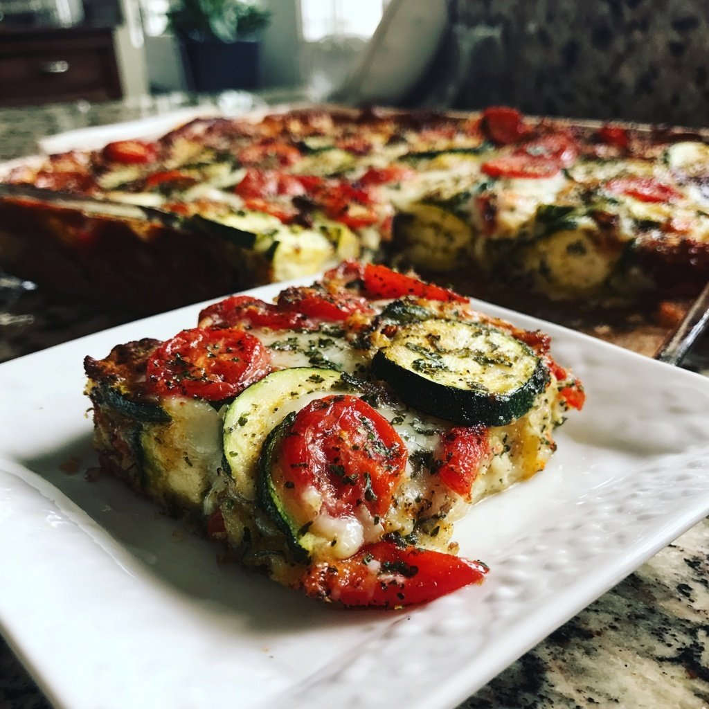 Healthy Dinner Zucchini Tomato Casserole