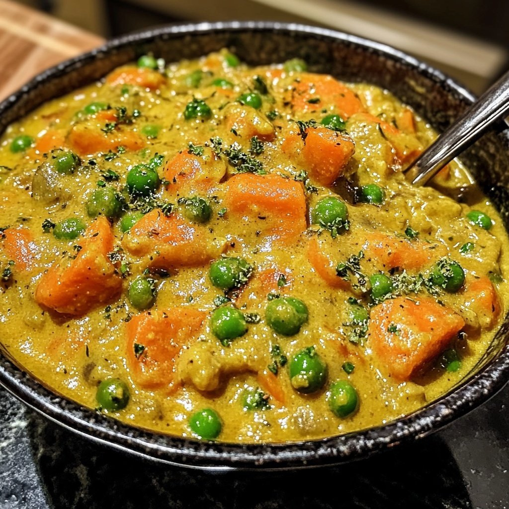 Healthy Crockpot Vegetable Korma